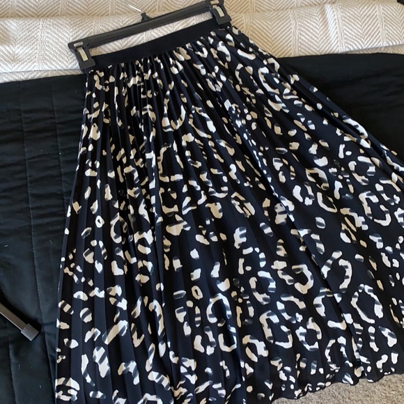HM Pleated Midi Skater Skirt - Picture 4 of 7